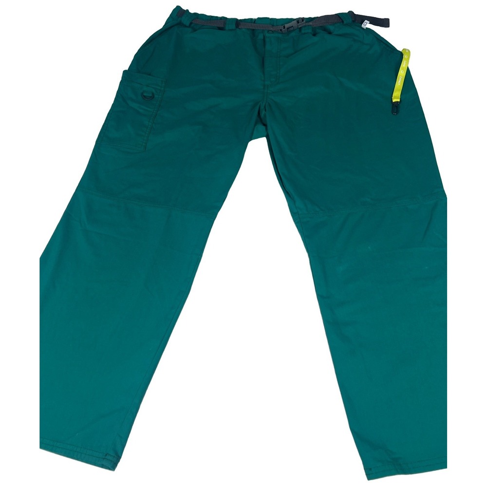 Code Happy Utility Cargo Pants‎ Mens 2XL Short Teal Green Buckle Belt Gorpcore